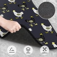 thumbnail image 2 of Daiia Cartoon Rooster Printed Car Floor Mats Set of 4, Durable Non Slip Auto Floor Carpet, Car Interior Carpets Proof Foot Pads Anti-Slip Cushion Automoetive Accessories, 2 of 6