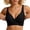 Black, variant on Women Deep V Bras No Underwire, Supportive Jelly Bras for Women Push Up Wireless, Bralettes Plunge Seamless Bra Coffee XXXL