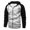 Grey, variant on Men's Raglan Sleeve Zip Up Hoodie, Color Block Casual Hooded Sweatshirt, Lightweight Long Sleeve Jacket for Spring Fall Blue S