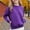 Purple, variant on Youth Girls Long Sleeve Pullover Sweatshirt Solid Color Round Neck Side Split Tops Kids Girls Trendy Comfy Shirts