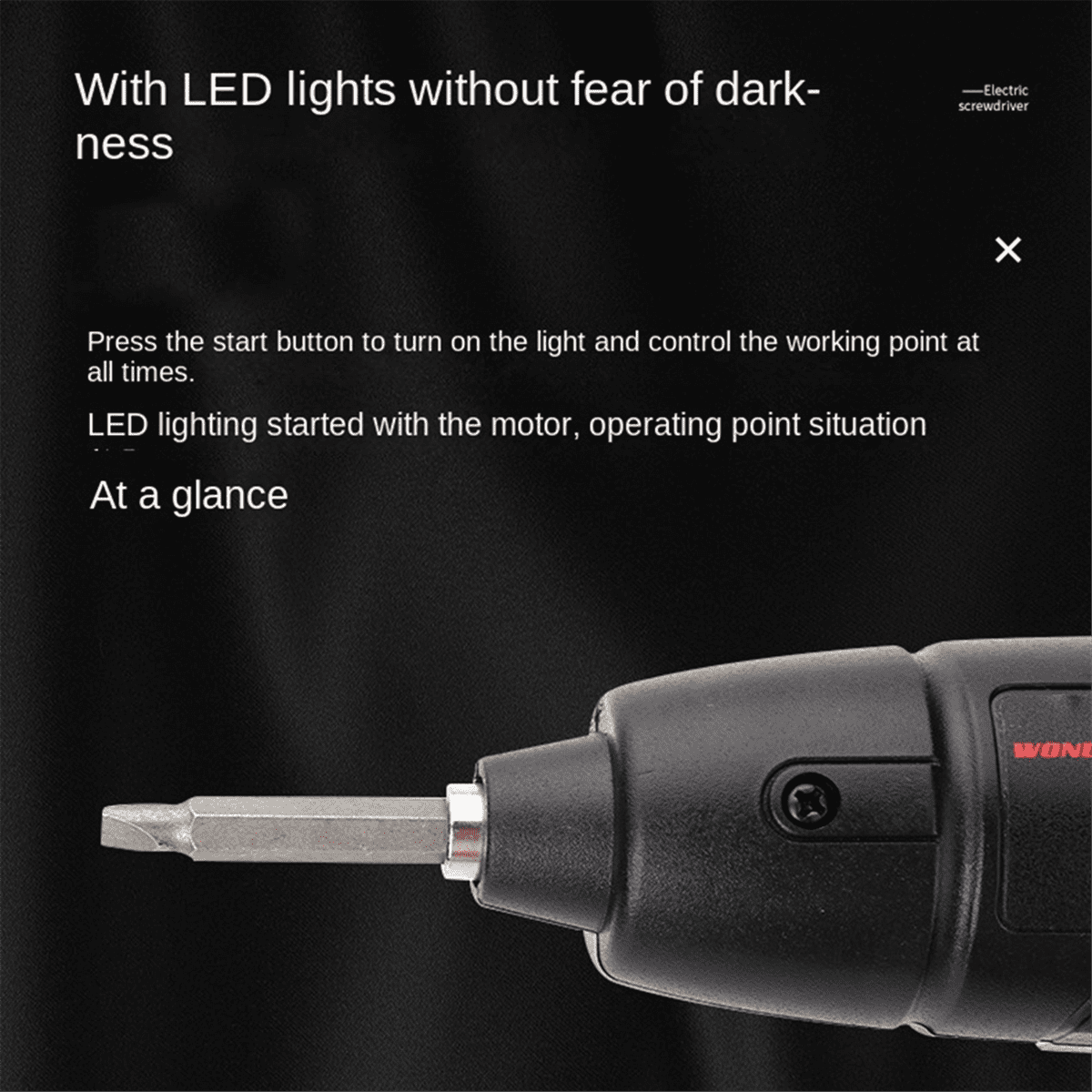 Household Electric Screwdriver Rechargeable Cordless Impact Drill Mini Cordless Electric Drill Screwdriver Set