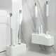 thumbnail image 4 of Juego de cepillos de baño, montado en la pared, baño del hogar, limpieza de rincones muertos, cepillo de hendidura del baño, horquilla, 4 of 9