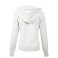 thumbnail image 4 of MixMatchy Women's Casual Long Sleeve French Terry Full Zip-UP Hoodie Sweatshirt, 4 of 4