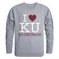 thumbnail image 1 of 552-321-HGY-05 Kutztown Université J'aime T-Shirt Col Rond, Gris Chiné - 2TG, 1 of 1