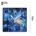 thumbnail image 2 of 10 Inch Wall Clock Battery Operated Silent Clock Decorative for Office, Kitchen, Outdoor, Living Room，Space Sky Mathematical formulas Painting, 2 of 4