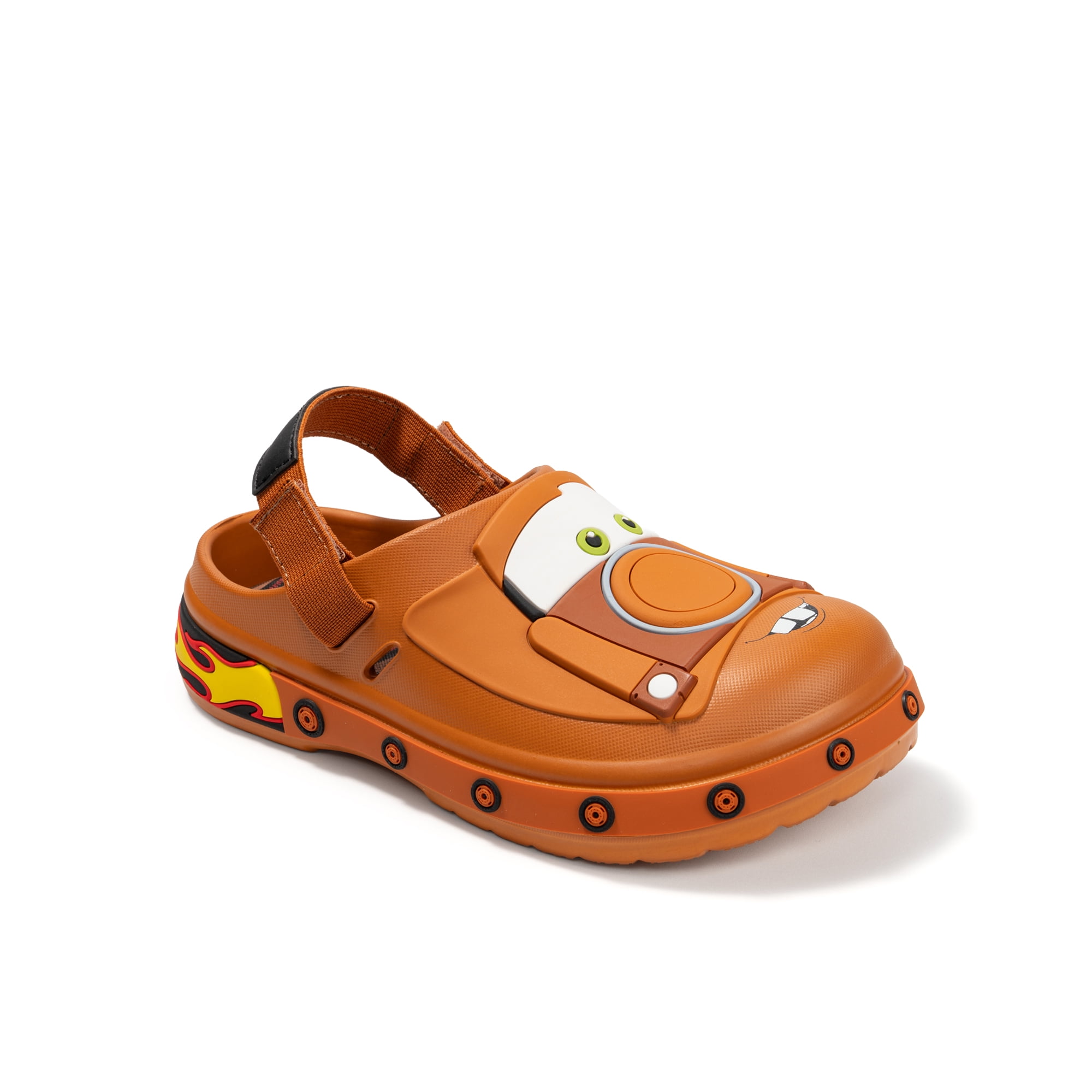 Cars Toddler and Little Kids Adjustable Strap Clogs