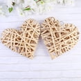 thumbnail image 4 of KAKOWELY 3PCS Willow Woven Pendant Heart-shaped Rattan Woven Hanging Pendants Personality Heart-shaped Rattan Woven Pendants Large Colorful Hanging Decorations for Bar Living Room Size 20CM, 4 of 4