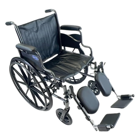 Invacare Essentials Tracer SX3 16 in Foldable Wheelchair for Adults with Elevating Legrests