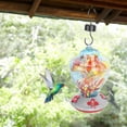 thumbnail image 2 of Comedero colorido para pájaros para colibríes - Herramienta de alimentación de agua para patio, 2 of 10