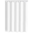 thumbnail image 4 of Tuvgenk Bathroom Fabric Shower Curtains Modern Waterproof Bath Curtain Quick Dry Mildew Resistant White Bath Drape 39x71 inch, 4 of 5