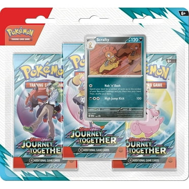 Pokemon TCG: Scarlet & Violet — Journey Together Three-Booster Blister - Scrafty