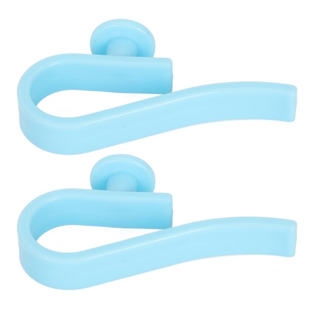 Gancho para bolsa de playa, bolso de moda, Clip para llavero para niñas, auriculares, gafas de sol, 2 uds., Azul