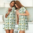 thumbnail image 4 of Fotbe St. Patrick's day Bata de Dormir para Mujer con Estampado, Camisón de Algodón de Manga Corta, Ropa de Dormir Casual, 4 of 6