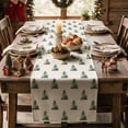 thumbnail image 4 of Sm:)e Xmas Tree Christmas Table Runner, Seasonal Winter Kitchen Dining Table Decoration for Home Party Decor 13x72 Inch, 4 of 8