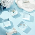 thumbnail image 5 of Clear Acrylic Cube 2 x 2 x 0.9 Inch Acrylic Square Display Block Rectangle Clear Polished Acrylic Display Cube Acrylic Display Block for Ring Jewelry Display for DIY, 5 of 6