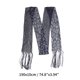 thumbnail image 4 of Ofertas Únicas 1 Pc Bufanda Estampado de Animales Bufanda de Cuello Estampado de Leopardo Azul Profundo, 4 of 5