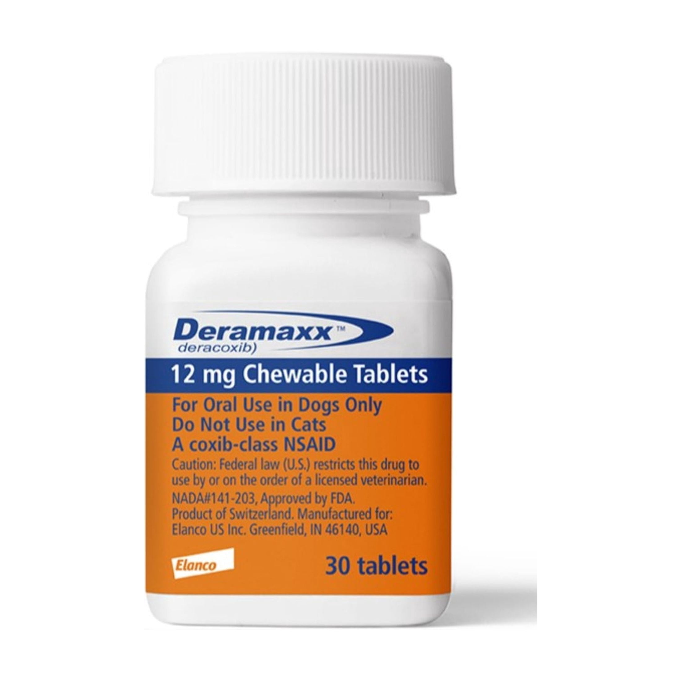 Deramaxx - 90 tablet bottle (12 mg)