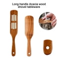 thumbnail image 3 of Juego de 2 utensilios de cocina de madera, utensilios de madera para cocinar, revolver, mezclar y servir, 3 of 5