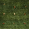 thumbnail image 1 of Ahgly Company Indoor Square Contemporary Dark Forest Green Abstract Area Rugs, 7' Square, 1 of 6