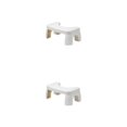 thumbnail image 2 of Taburete de baño moderno Inteprter Combinado/Blanco 2Conjunto, 2 of 6
