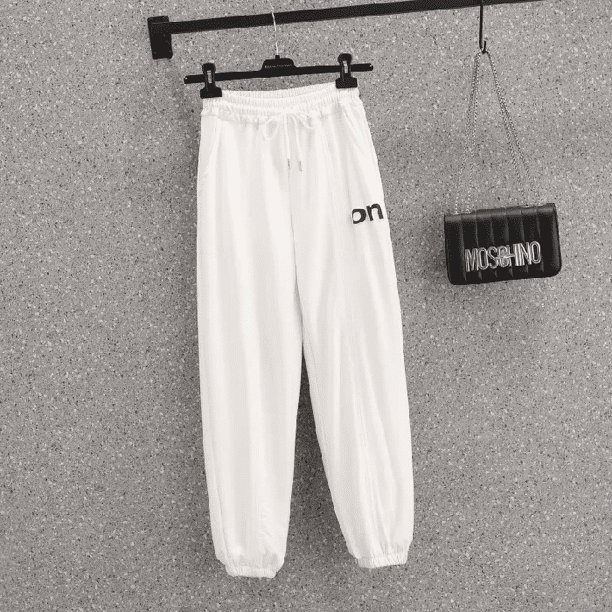 Pantalones deportivos de comercio exterior al por mayor para mujer, moda primavera otoño, nuevo estilo 2024, versión coreana, pantalones casuales holgados