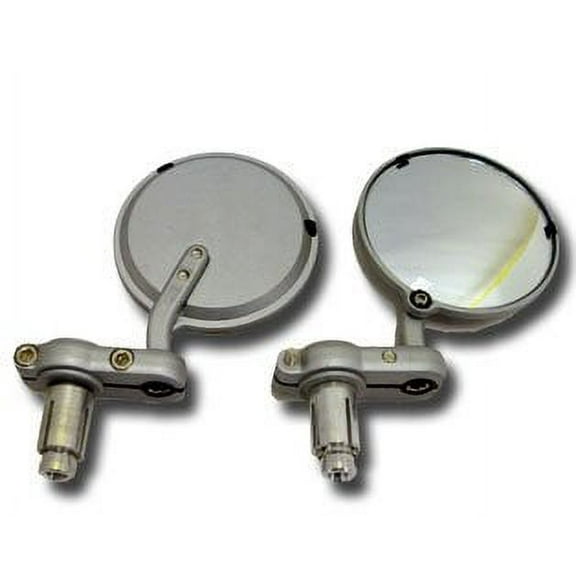 Triumph Matte Gray BAR END Mirrors