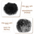 thumbnail image 3 of Shisuyan 2PCS Microphone Cover Furry Windscreen Cover for Lapel Microphone Microphone Cover Lapel Headset Windscreen Cover, 3 of 9