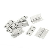 Unique Bargains 10 x 1.8" Long Stainless Steel Wooden Boxes Crates Door Gate Hinges