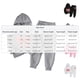 thumbnail image 3 of Cowsor Pink Bow 2 Piece Sets Sweatsuit for Girl Cute Kids Fall Clothes Graphic Hoodies Pullover and Sweatpants Outfits, 3 of 6