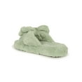 thumbnail image 3 of Mata Faux Fur Bow Vamp Slide Sandal 20391, 3 of 6