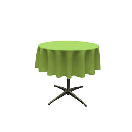 - TCpop51R-LimeP84 Polyester Poplin Tablecloth, Lime - 51 in. Round