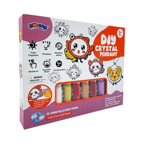 Kit de pintura de cristal para manualidades, grafiti tridimensional, para hornear, colorear y pintar con adhesivo (30 ml)