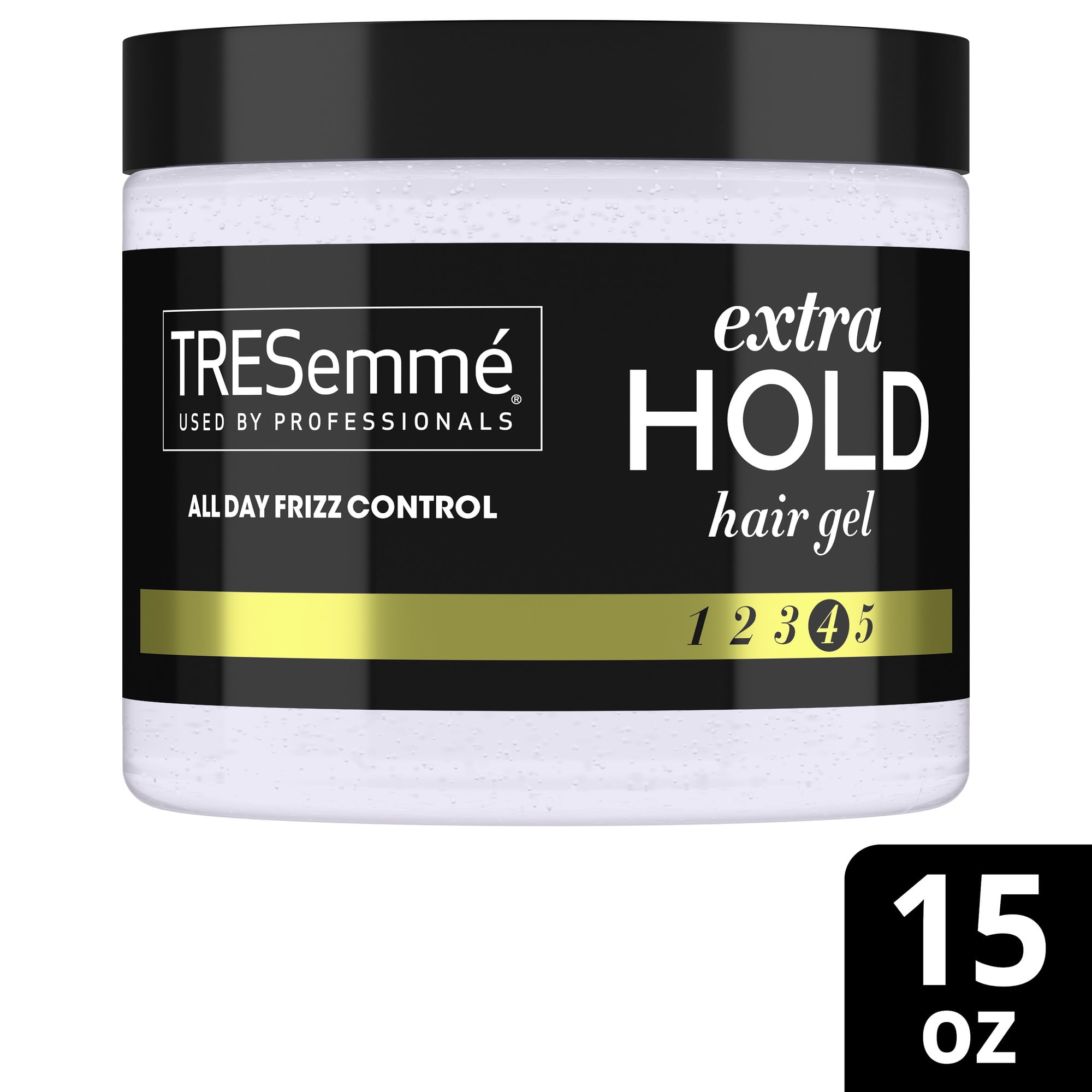 Tresemme Used by Professionals Frizz Control Humidity Resistant Extra Hold  Jar Hair Styling Gel, 15 oz 