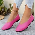 thumbnail image 6 of Miluxas Ballet Flats for Women Dress Shoes Comfortable Round Toe Flat office Walking Casual Dressy Slip On Shoes Hot Pink 9.5(43), 6 of 9