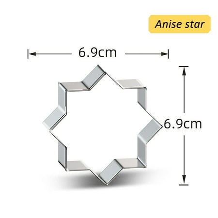 

1PC Eid Mubarak Biscuit Mold Moon Star DIY Cake Baking Tools Mosques Cookie Cutters for Ramadan Kare