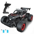 thumbnail image 1 of Red 2.4GHz High-Speed RC Racing Car with Full-Proportional Throttle - 2 Rechargeable 7.4V 500mAh Lithium Batteries, 40m Control Range, ABS Construction, 30.5cm Size, Includes Remote Controller, USB, 1 of 6