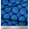 thumbnail image 3 of Soimoi Cotton Duck Fabric Floral Mandala Print Fabric by Yard 42 Inch Wide, 3 of 3