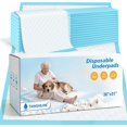 thumbnail image 1 of Almohadillas para orinar para cachorros TIANSHILIHE, 51 x 36 cm, 40 unidades, extra grandes, 1 of 6