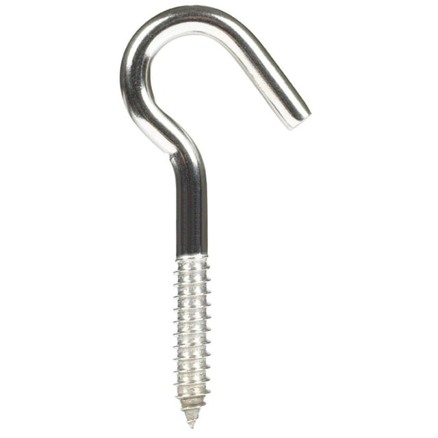 Gancho Hampton para colgar ropa, 12,2 cm, acero inoxidable, 136 kg