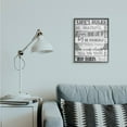 thumbnail image 2 of Stupell Industries Life's Rules Phrases on Wood Grain Black White Word Design Framed Wall Art Design by Kim Allen, 16" x 20", Black Framed, 2 of 8