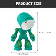 thumbnail image 4 of Shisuyan 1Pcs Lampe Robot Veilleuse Portable Lampe de Chevet Réglable Interrupteur Tactile Lumière Chaude pour Maison Bureau, 4 of 8