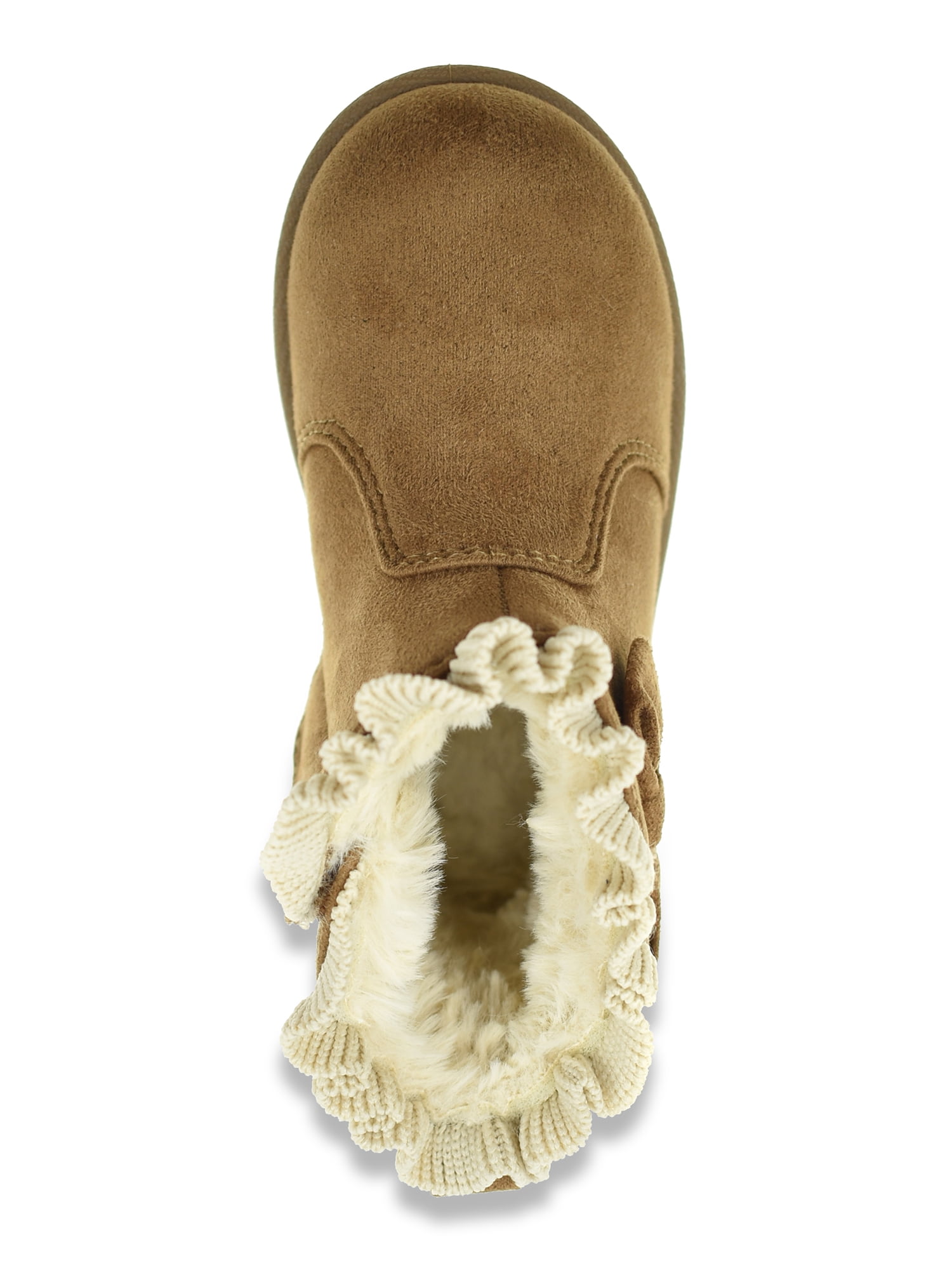 Wonder Nation Baby and Toddler Girls Faux Fur Boots