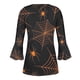 thumbnail image 5 of Fiudx Liquidación de Ofertas Flash Blusa Holgada Informal con Mangas 3/4 y Cuello Redondo para Mujer, Estampado de Halloween, 5 of 5