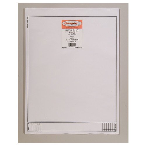 CHARTPAK, INC. 10212228 CLEARPRINT VELLUM 1000HTSA 8X8 GRID 10 SHEETS 24X36 TITLE