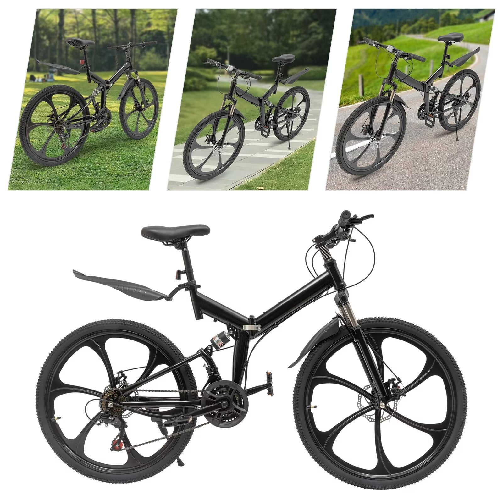 Folding mountain bike walmart sale