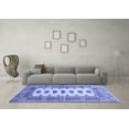 thumbnail image 3 of Ahgly Company Machine Washable Indoor Rectangle Southwestern Blue Country Area Rugs, 5' x 8', 3 of 4