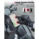 thumbnail image 5 of Guantes de moto KEMIMOTO con pantalla táctil para hombres/mujeres negros, 5 of 6