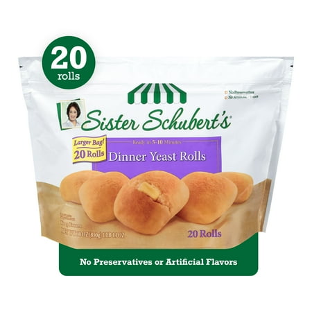Sister Schubert's Dinner Yeast Rolls, 20 Count, 30 oz