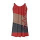 thumbnail image 3 of Vestido de Verano para las Mujeres Impreso sin Mangas Cuello Redondo, Suelto de Rodilla de Longitud Vestido Casual para la Primavera, 3 of 4