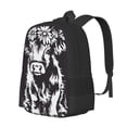 thumbnail image 1 of Sikiie Floral Cow Silhouette Print Simple Backpack, Large Capacity Adjustable Shoulder Strap Campus Backpack Travel Sports Bag, Unisex, 1 of 6
